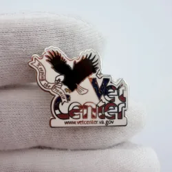 U.S. Veterans Vet Center Eagle Lapel Pin - Keeping the Promise
