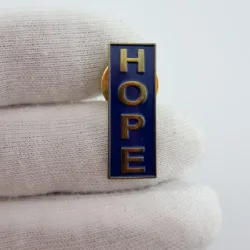 Hope Lapel Pin - Vertical Lettering - Political?