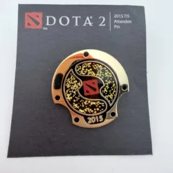 2015 DOTA 2 TI5 Attendee Pin with Code