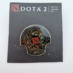 2017 DOTA 2 TI7 Attendee Pin with Code