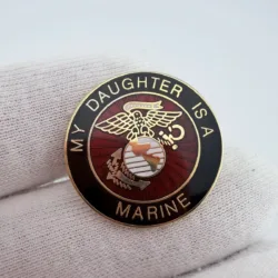 USMC United States Marine Corps My Daughter Is A Mariner Lapel Pin