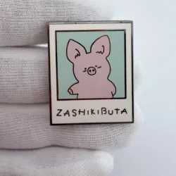 Sanrio Zashikibuta Friend of the Month Lapel Pin