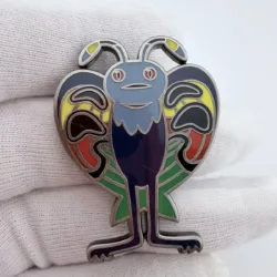 Shin Megami Tensei V Mothman Enamel Pin - Scratches