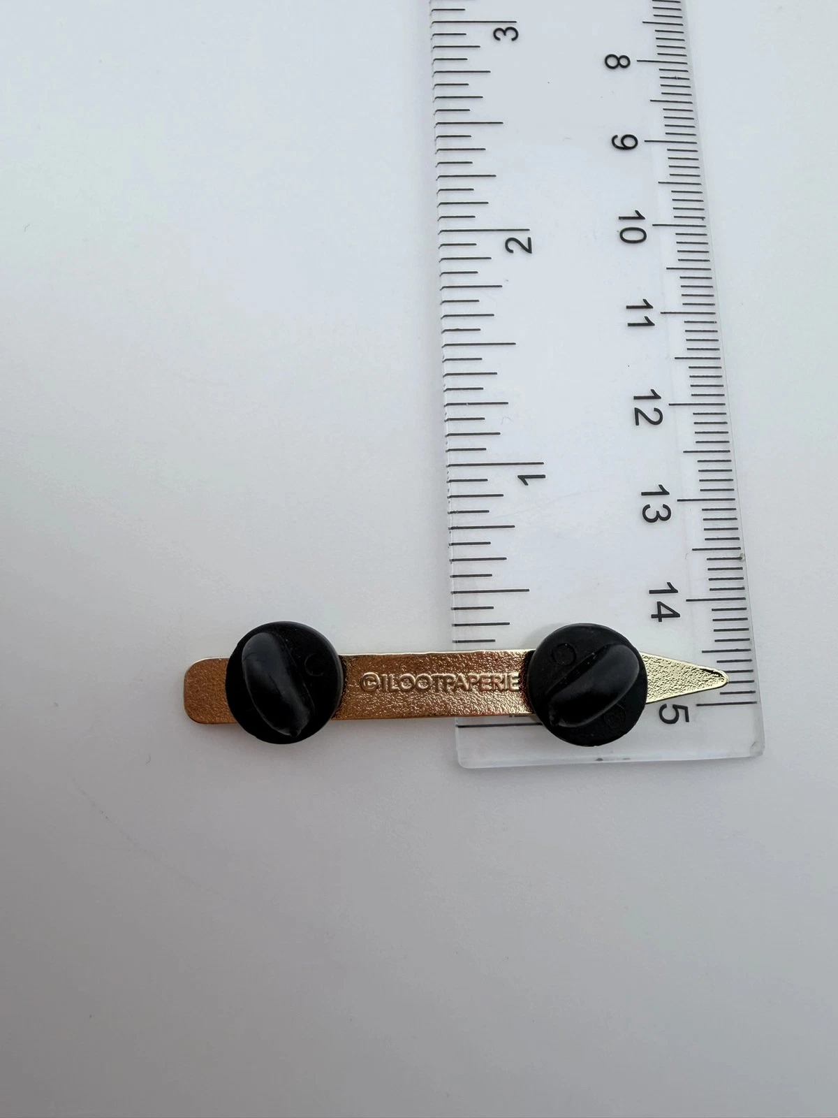 Make Your Mark Pencil Lapel Pin by ilootpaperie - Dual Clasp - Image 4