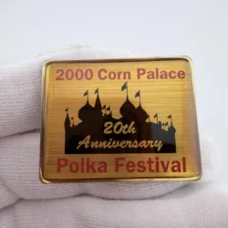 2000 Corn Palace Polka Festival Lapel Pin - 20th Anniversary - Mitchell, SD
