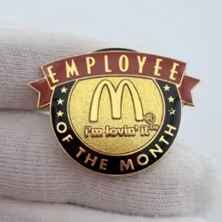 McDonald's Employee Of The Month Lapel Pin