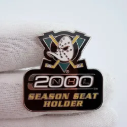 2000 NHL Mighty Ducks Season Ticket Holder Pin by Peter David