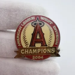 2004 Anaheim Angels AL West Division Champions Pin