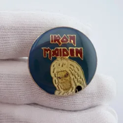 Vintage Iron Maiden Lapel Pin