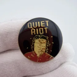 Vintage Quiet Riot Lapel Pin