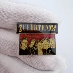 Vintage Supertramp Lapel Pin - British Rock Band