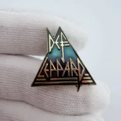 Vintage Def Leppard Lapel Pin - Rock Band