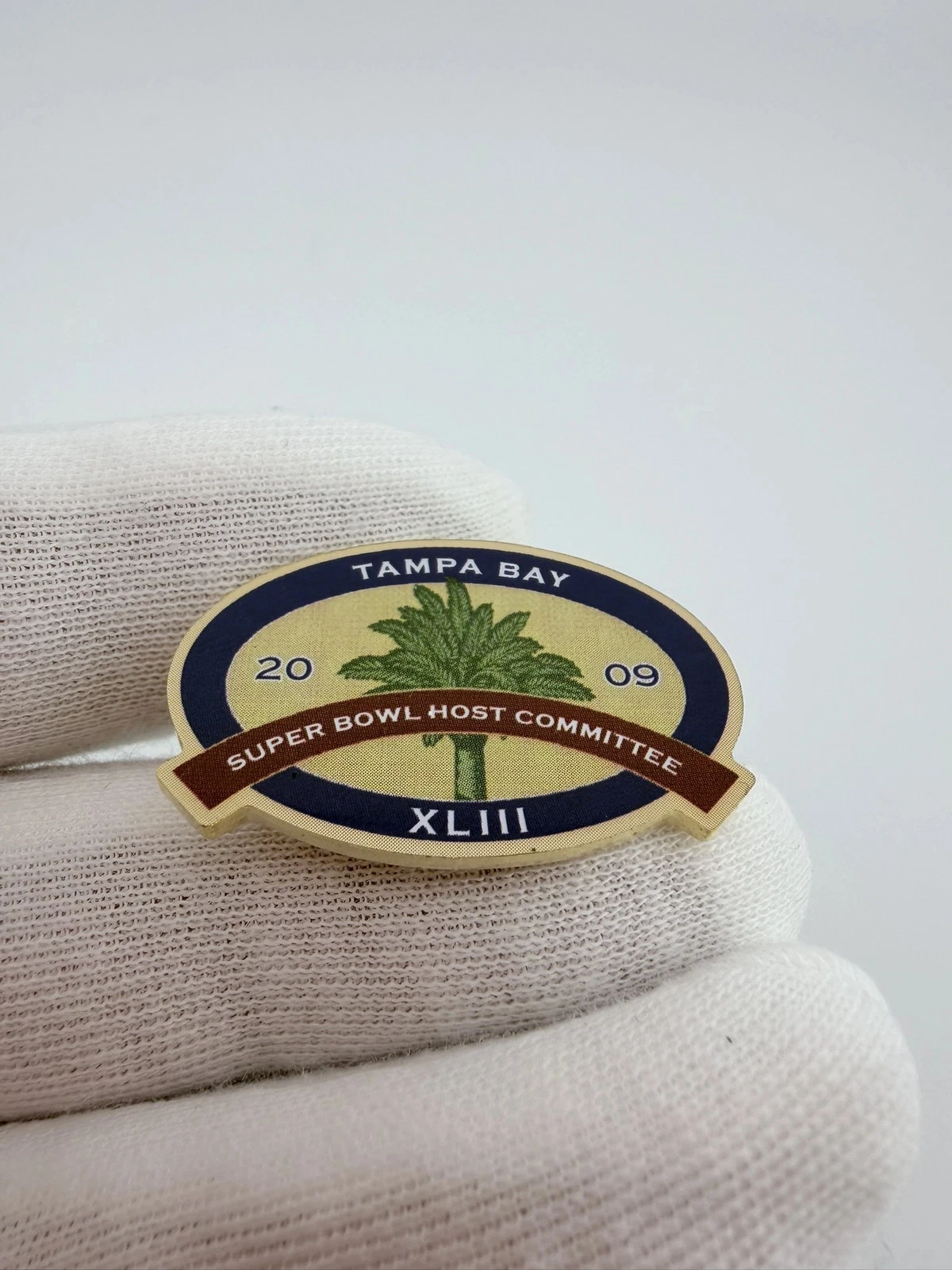 2009 Super Bowl XLIII Host Committee Lapel Pin - Tampa Bay - Image 2