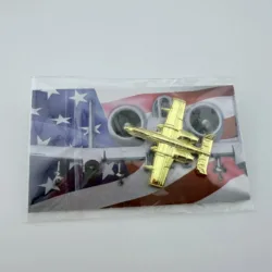 A-10 Warthog Thunderbolt II Military Airplane Lapel Pin - Promo Item