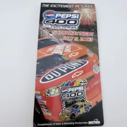 2003 NASCAR Pepsi 400 Jeff Gordon Race Car Lapel Pin