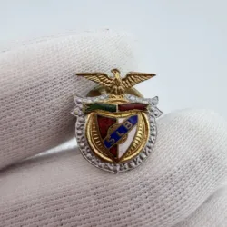 Vintage Sport Lisboa e Benfica Football Lapel Pin - Lisbon, Portugal