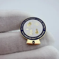 Dickinson ISD Independent School District 5 Year Employee Service Pin - Texas