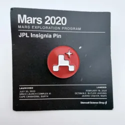 Mars 2020 JPL Insignia Pin by Stemcell Science Shop