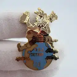 ROJ Royal Order Of Jesters Court 28 Detroit Michigan Lapel Hat Pin