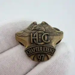 1997 HOG Harley Owners Group Member Chapter Event Pin - Dual Clasp