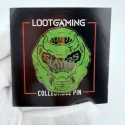 2019 Loot Gaming Doom Eternal Slayer's Club Lapel Hat Pin