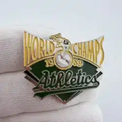 Oakland Athletics 1989 World Series Champions Lapel Hat Pin